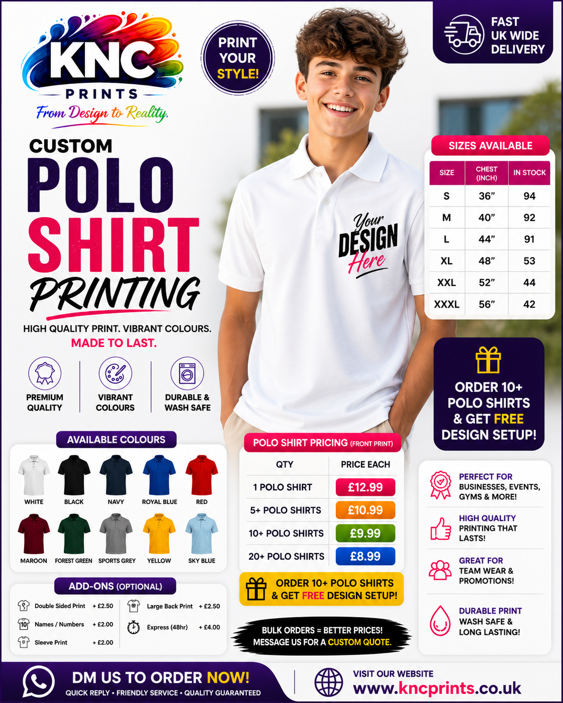 Custom Polo Shirt Printing